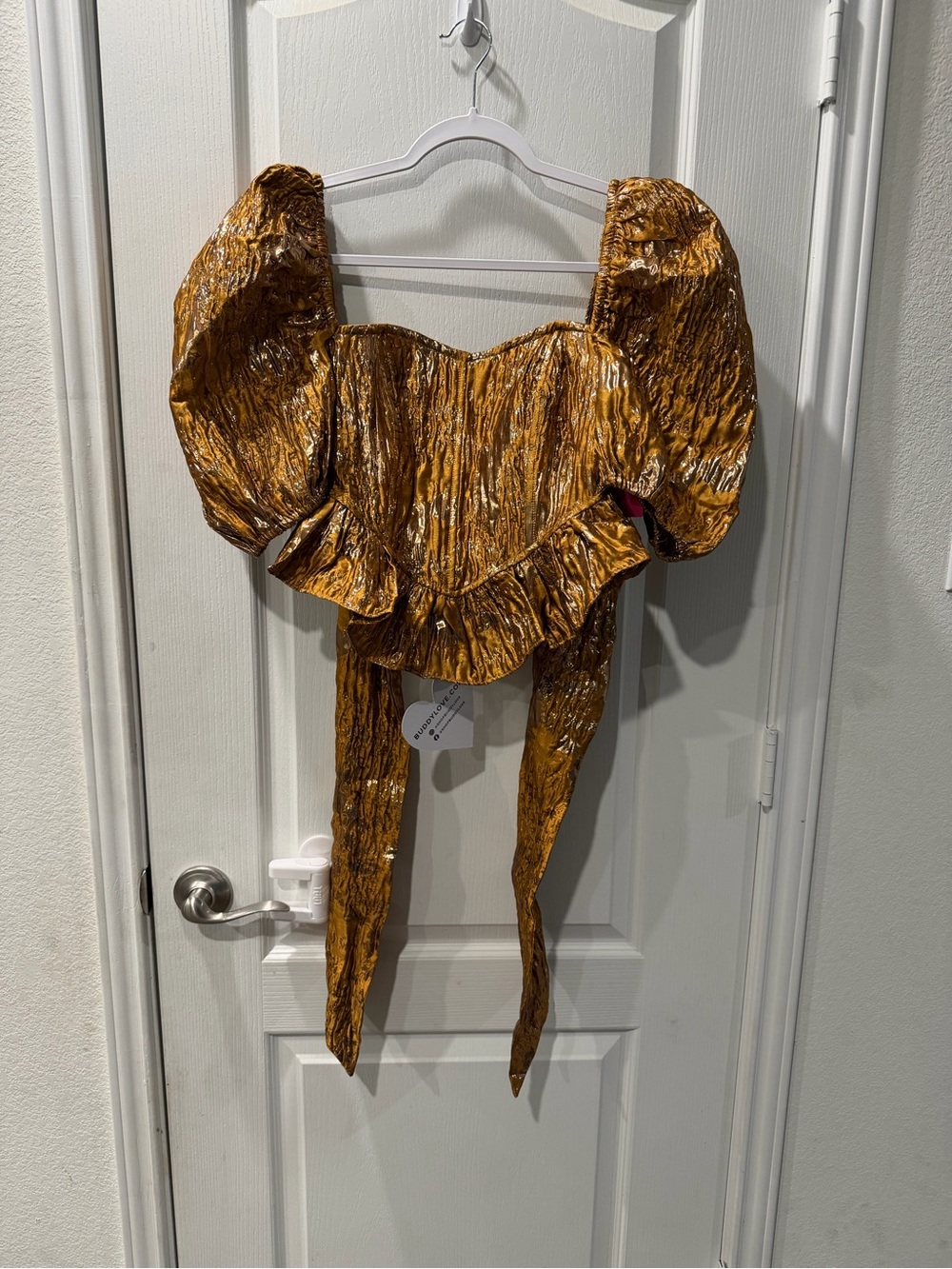 Buddy Love Chloe Bustier Gold Top